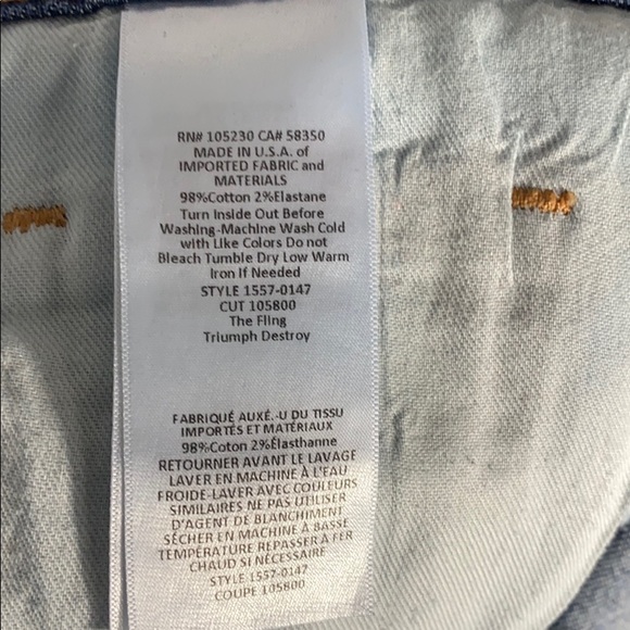 Current/Elliott The Fling Relaxed Boyfriend Jeans - Picture 6 of 6